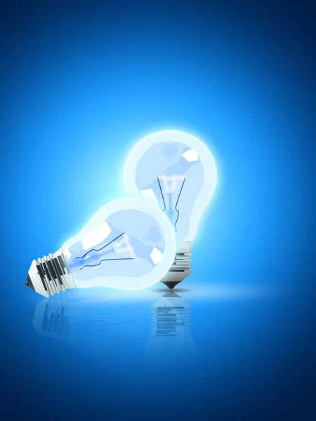 Two light bulbs — Stock Photo, Image