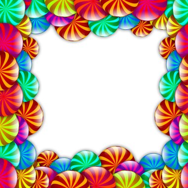 yoğurt krem curl veya lolipop veya ipek kumaş parçası