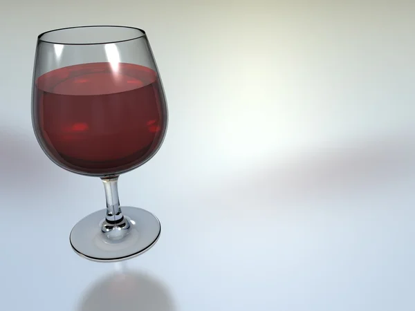 Glass with red wine — Stock Photo, Image