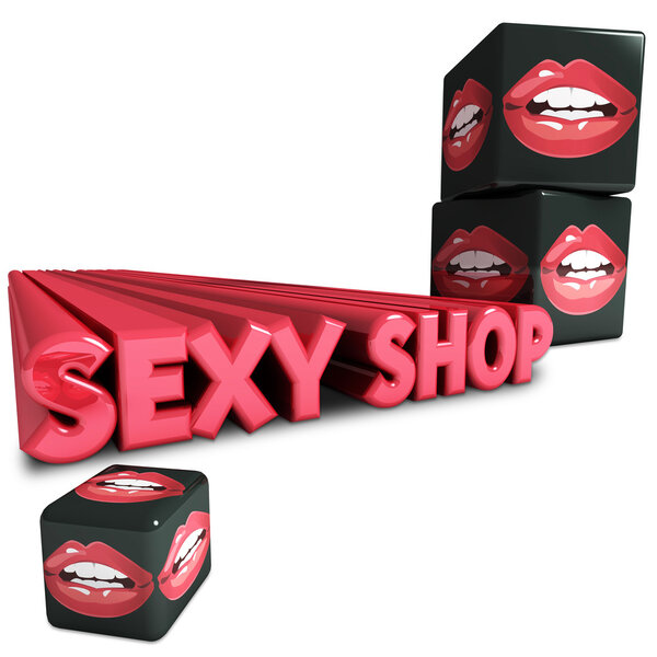 Background of  sex shop