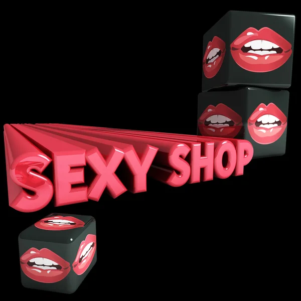 Contexte de sex shop — Photo