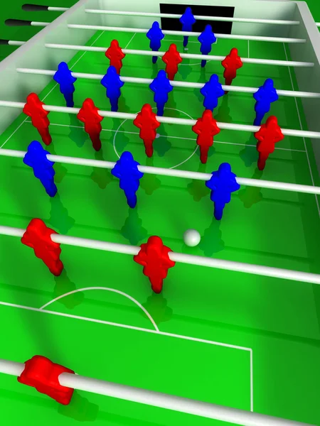 Tabel fodbold spil - Stock-foto