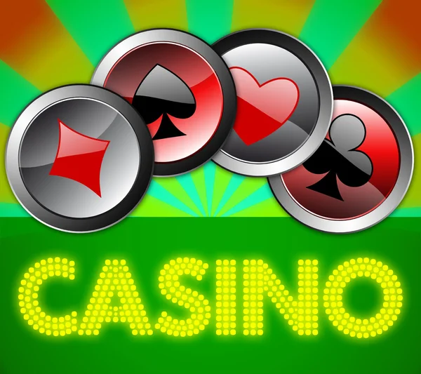Fundo para casino — Fotografia de Stock