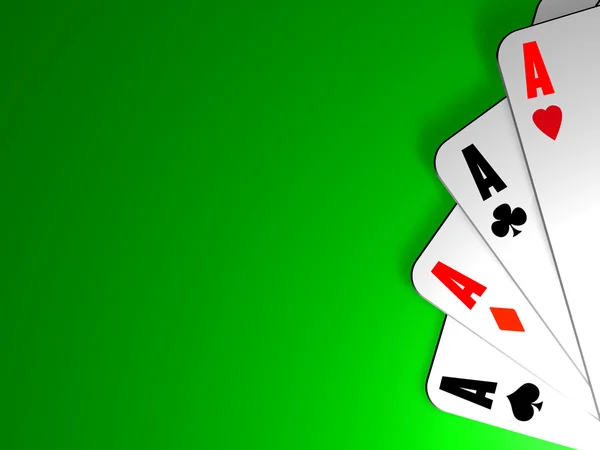 Four aces — Stock Photo, Image