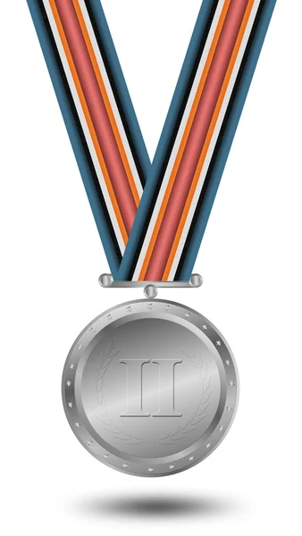 2 番目の賞メダル — ストック写真