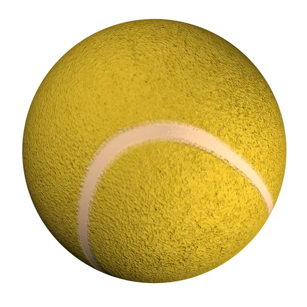 Pallina da tennis gialla — Foto Stock