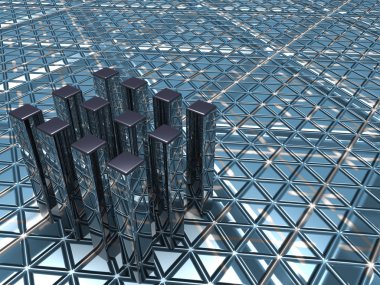 Gökdelenli iş merkezi