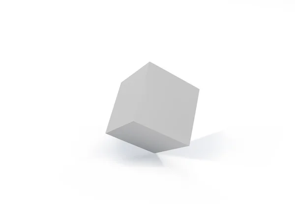 Cube blanc — Photo