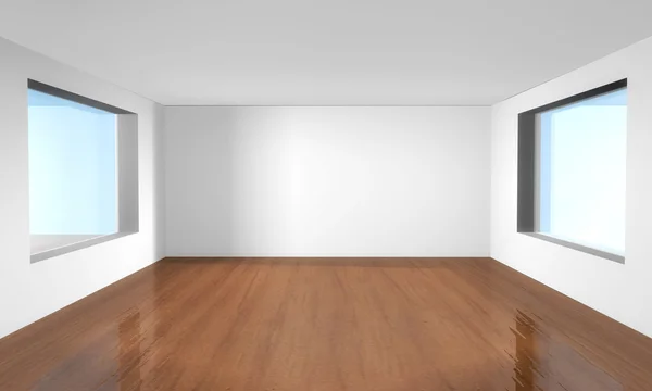 3 d пустая комната — стоковое фото