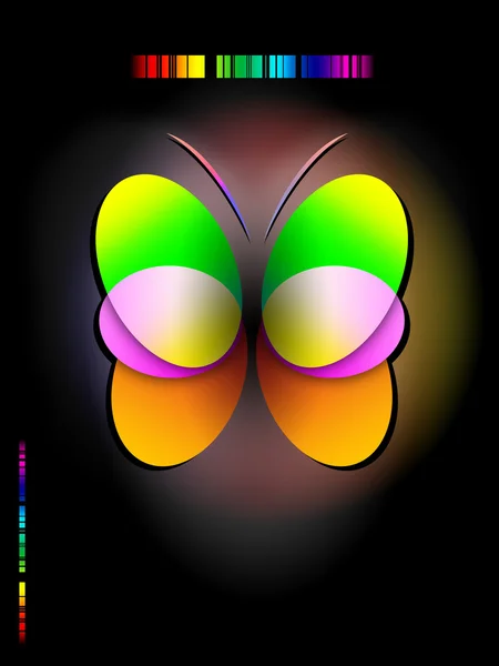 Illustrazione della farfalla — Foto Stock