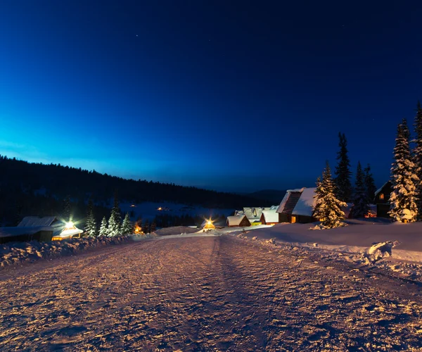 Gece Kış Manzarası