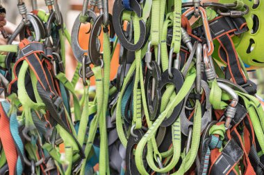 Emniyet kemerleri, emniyet kemerleri. Birleşmiş kemer. Sonbahar ve güneş koruması