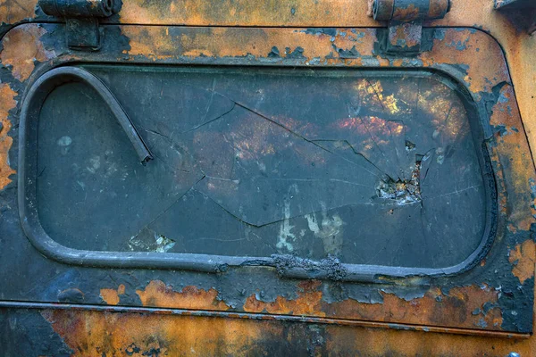 Russian Armored Vehicle Tiger Remote Weapon Station Arbalet Destroyed Result — ストック写真