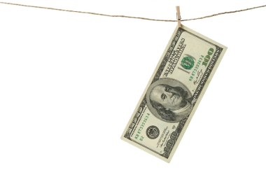 Para, Amerikan dolarları. Kağıt para gümüş paralarla masaya saçıldı. Finansal ve ekonomik kavramlar için fotoğraf.