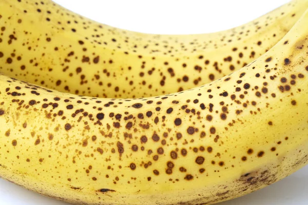 Żółty Kolor Bananowa Konsystencja Mikro Obraz Tekstura Dojrzałych Organicznych Bananów — Zdjęcie stockowe