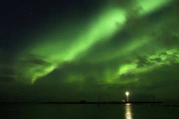 Nordlys – stockfoto