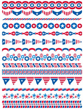 ABD dekoratif kenarlıklar, süs kuralları, bölücüler