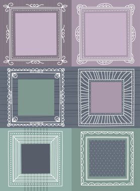 Dekoratif etiket tasarımı için uygun vektör