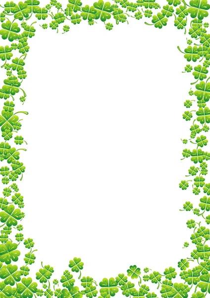 Green background for St. Patrick's Day — Stock Vector