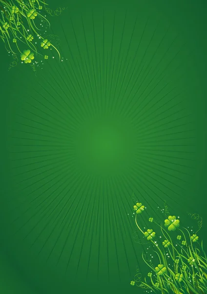 Background for St. Patrick's Day — Stock Vector