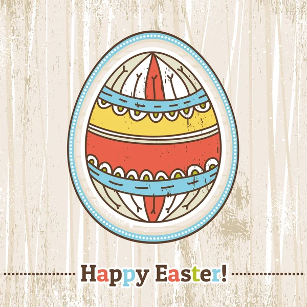 復活祭の卵とテキスト、ベクトルの背景 — ストックベクタ