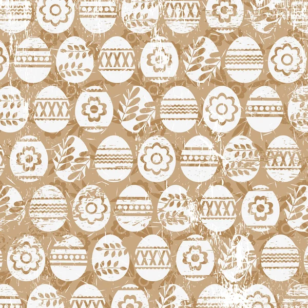 Contexte avec des œufs de Pâques, vecteur — Image vectorielle