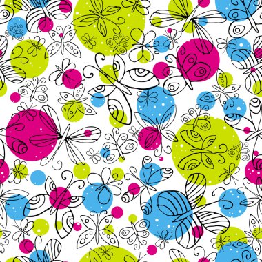 el çizmek kelebek deseni