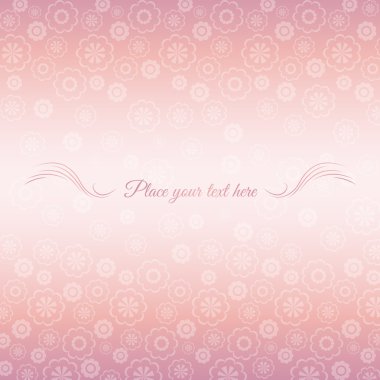 arka çiçekleri pembe, vektör