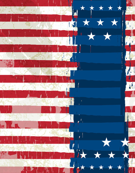 Abstract usa background, vector