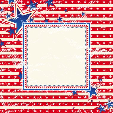 ABD kare arka plan doku, vektör çizim ile