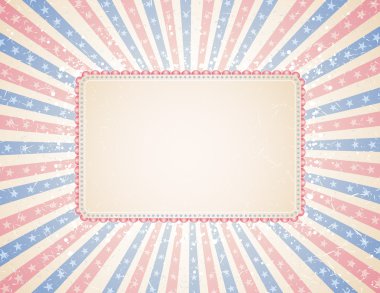 Retro antika ABD arka vektör çizim