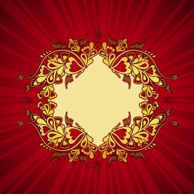 fondo moderno rojo, vector