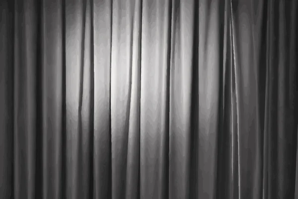 灰色窗帘，矢量图 — 图库矢量图片