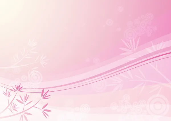 Pink floral background , vector illustration — Stock Vector