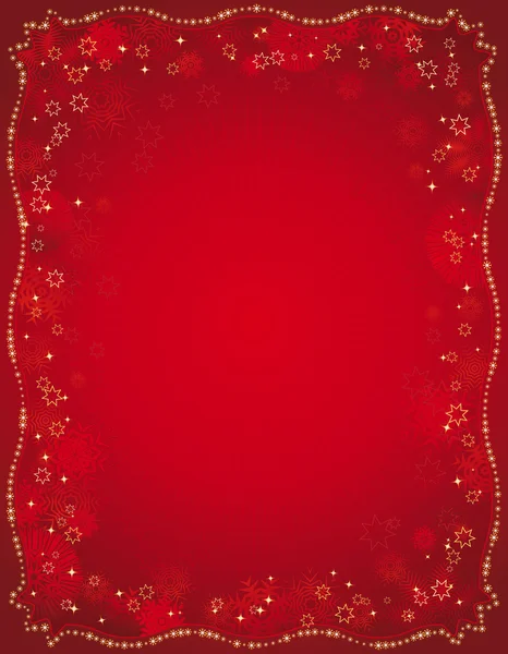Červené vánoční pozadí, vektorové ilustrace — Stockový vektor