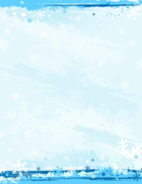 Grunge Noel arka plan mavi, illüstrasyon vektör