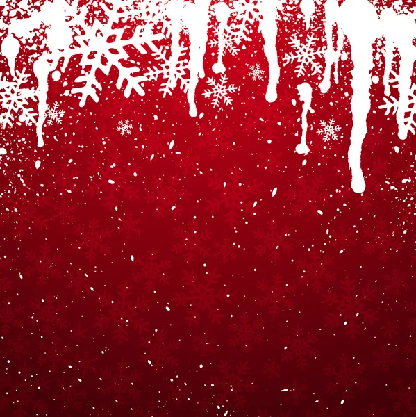 Roter weihnachtlicher Hintergrund, Vektor — Stockvektor
