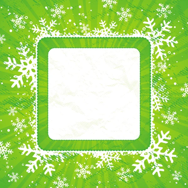 Fond vert de Noël, vecteur — Image vectorielle