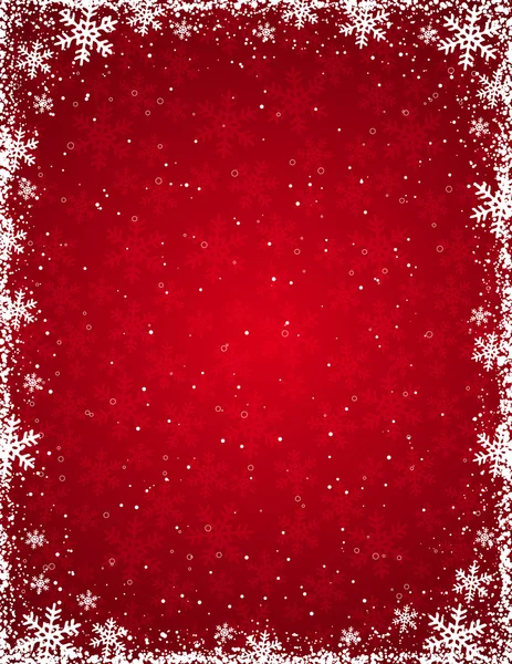 Red christmas background, vector illustration — Stock Vector ...