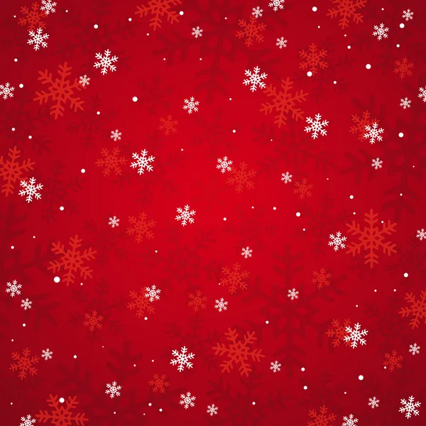 Fundo de natal vermelho, vetor — Vetor de Stock