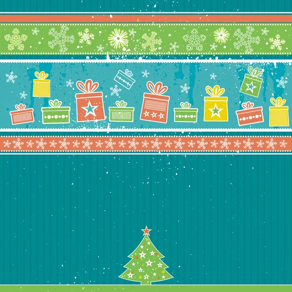 Color christmas background, vector — Stock Vector