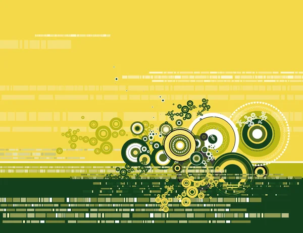 Fondo amarillo moderno, ilustración vectorial — Vector de stock