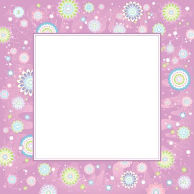 arka plan bahar çiçek, vektör çizim