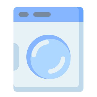 Düz çizim biçimli tek izole edilmiş akıllı makine simgesi