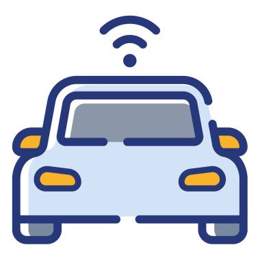 tire veya çizgi biçimi çizilmiş çizgili tek bir izole edilmiş elektrikli otomobil simgesi