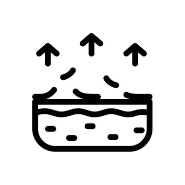 Ölü cilt koruma dermatolojisi epidermis kaldırma bakım tek izole ikon ana hatlı stil illüstrasyon