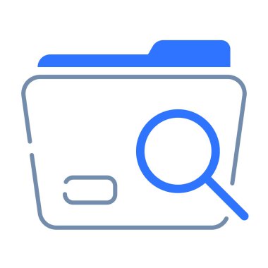 dizin içi boş tek izole edilmiş, ana hatlı biçim vektörü olan simge bul