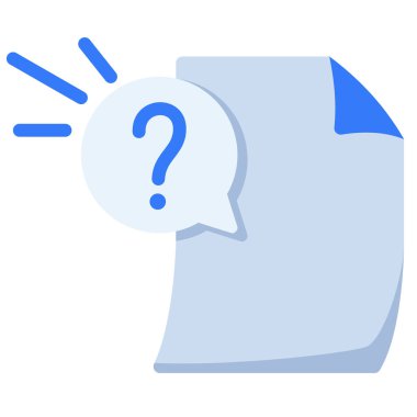 dosya boş tek durum izole edilmiş simgesi düz biçim vektörü