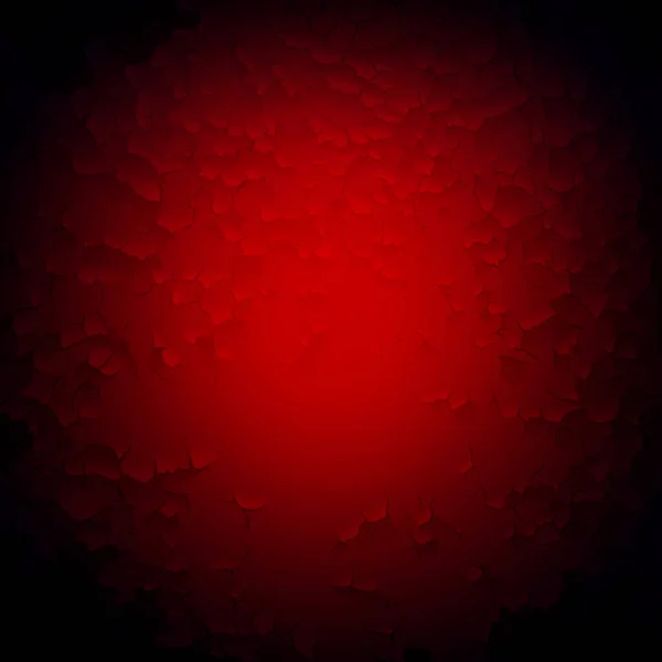 Red Grunge Background Old Cracked Wall - Stok Vektor