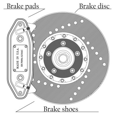 fren disk kaliper ile
